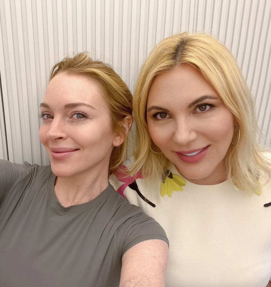 Lindsay Lohan, one of the celebrities who often visit our cosmetic clinic Dubai